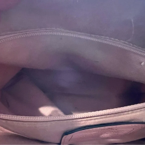 Coach Floral Pink and Black Satchel - Picture 5 of 7